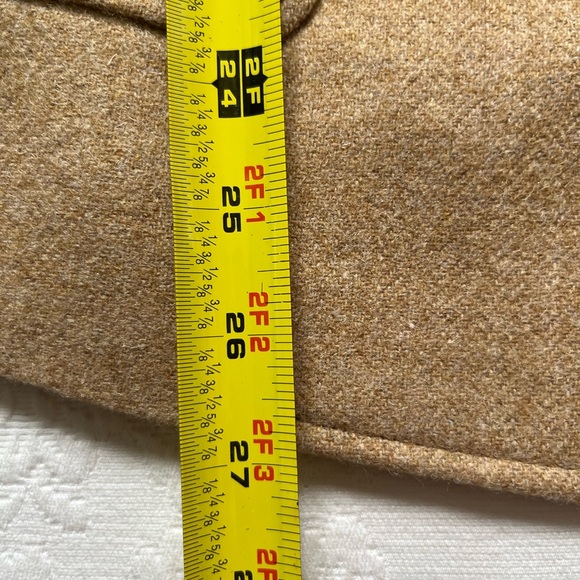 NWT Talbots Classic Tan Shetland Wool Blend Two Button Blazer 18WP - Picture 7 of 16